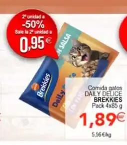 SPAR BREKKIES Comida gatos daily delice oferta