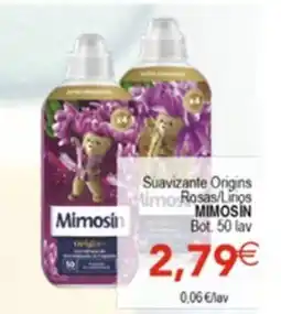SPAR MIMOSIN Suavizante Origins Mimo Rosas/Linos oferta