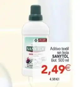 SPAR SANYTOL Aditivo textil sin lejia oferta