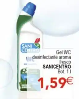 SPAR SANICENTRO Gel WC Wdesinfectante aroma fresco oferta