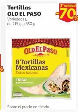 Alcampo OLD EL PASO Tortillas oferta