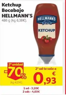 Alcampo HELLMANN'S Ketchup Bocabajo oferta
