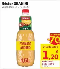 Alcampo GRANINI Néctar oferta
