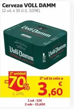 Alcampo VOLL DAMM Cerveza oferta