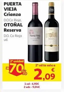 Alcampo PUERTA VIEJA Crianza D.O.Ca Rioja oferta