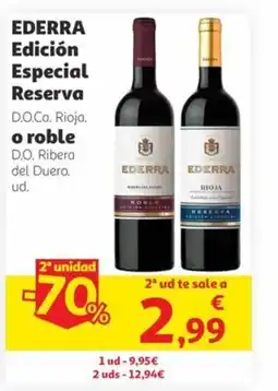 Alcampo EDERRA Edición Especial Reserva oferta