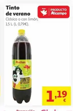 Alcampo Tinto de verano oferta