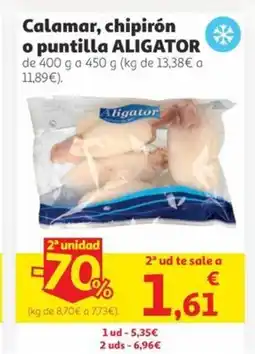Alcampo ALIGATOR Calamar, chipirón o puntilla oferta