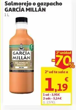 Alcampo GARCÍA MILLÁN Salmorejo o gazpacho oferta