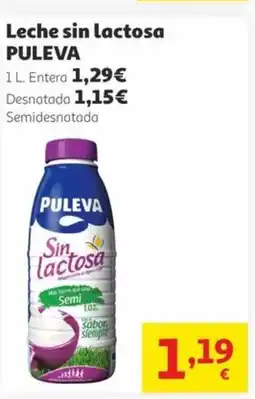 Alcampo PULEVA Leche sin lactosa oferta