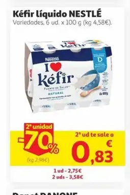 Alcampo NESTLÉ Kéfir líquido oferta