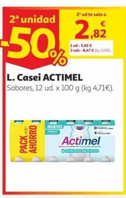 Alcampo ACTIMEL L. Casei oferta