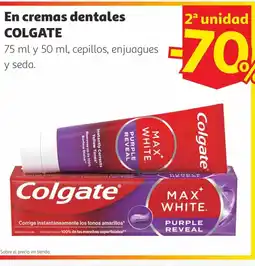 Alcampo COLGATE En cremas dentales oferta
