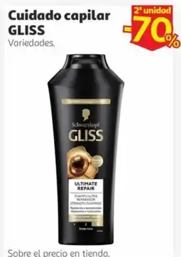 Alcampo GLISS Cuidado capilar oferta