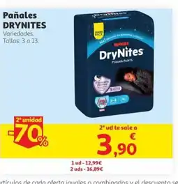 Alcampo DRYNITES Pañales oferta