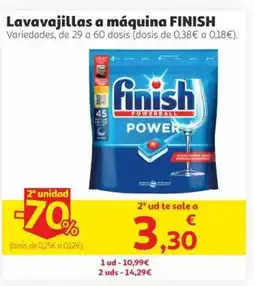 Alcampo FINISH Lavavajillas a máquina oferta