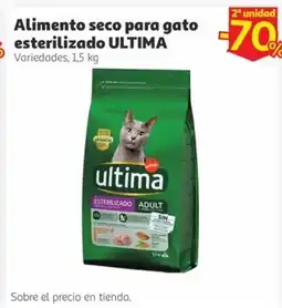 Alcampo ULTIMA Alimento seco para gato esterilizado oferta