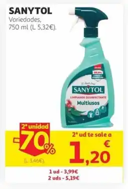 Alcampo SANYTOL oferta