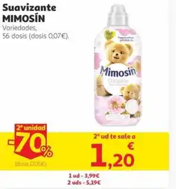 Alcampo MIMOSÍN Suavizante oferta