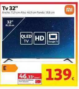 Alcampo Tv 32" oferta