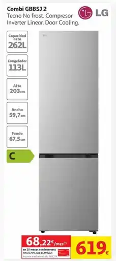 Alcampo LG Combi GBBSJ 2 oferta