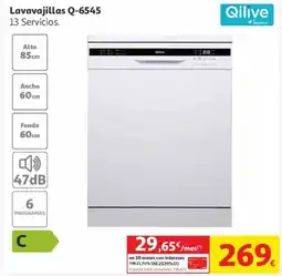 Alcampo QILIVE Lavavajillas Q-6545 oferta