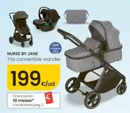 Eroski NURSE BY JANE Trío convertible wander oferta
