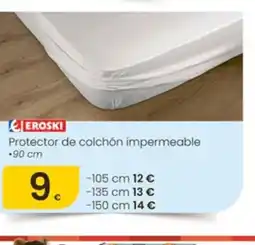 Eroski EROSKI Protector de colchón impermeable oferta
