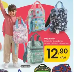 Eroski MIQUELRIUS Mochila guardería oferta
