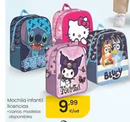 Eroski Mochila infantil licencia oferta