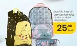 Eroski Mochila infantil grande licencias oferta