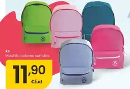 Eroski XS Mochila colores surtidos oferta