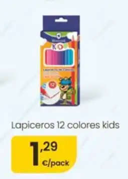 Eroski Lapiceros 12 colores kids oferta