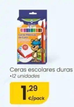 Eroski Ceras escolares duras oferta