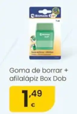 Eroski Goma de borrar + afilalápiz Box Dob oferta