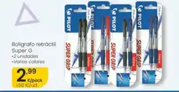 Eroski Bolígrafo retráctil Super G oferta
