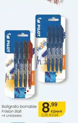 Eroski Boligrafo borrable Frixion Ball oferta