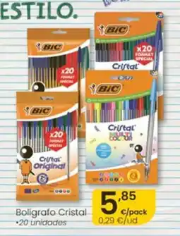 Eroski Bolígrafo Cristal oferta