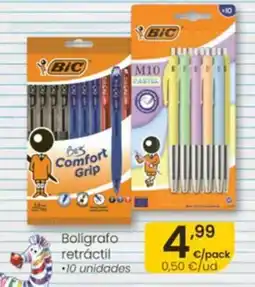 Eroski Bolígrafo retráctil oferta