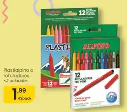 Eroski Plastialpino o rotuladores oferta