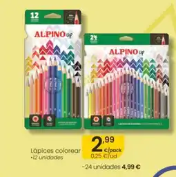 Eroski Lápices colorear oferta