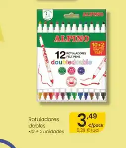 Eroski Rotuladores dobles oferta