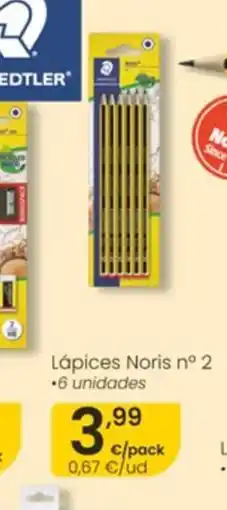 Eroski Lápices Noris n° 2 oferta