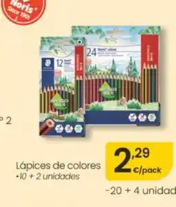 Eroski Lápices de colores oferta