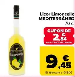 Carrefour MEDITERRÁNEO Licor Limoncello oferta