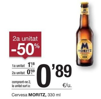 BonpreuEsclat Cervesa Moritz, 330 ml oferta