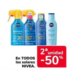 Carrefour NIVEA En todos los solares oferta