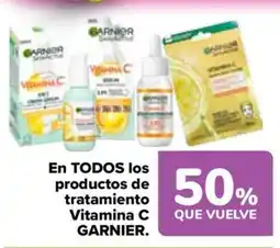Carrefour GARNIER En todos los productos de tratamiento vitamina oferta