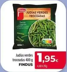 Spar La Palma Findus - judías verdes troceadas oferta