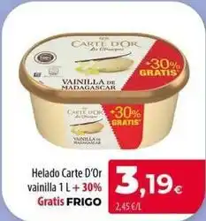 Spar La Palma Frigo - helado carte d'or vainilla oferta